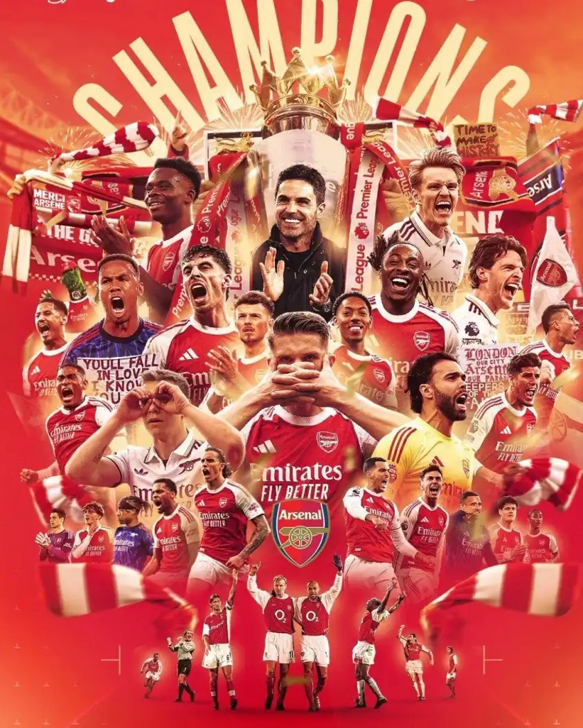 Arsenal lên ngôi vô địch Premier League sau nhiều năm chờ đợi